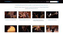 Desktop Screenshot of metafields.org